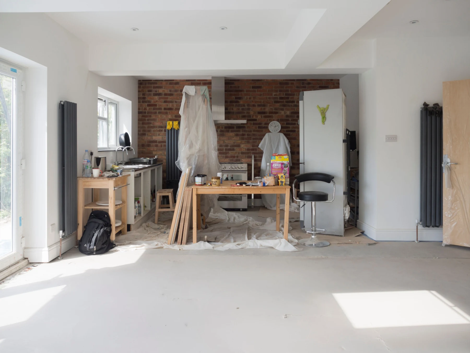 Stock photograph: renovation work